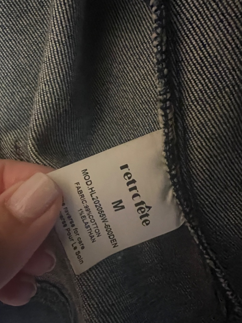 REtrofete puff sleeve Jean jacket - Picture 3 of 4